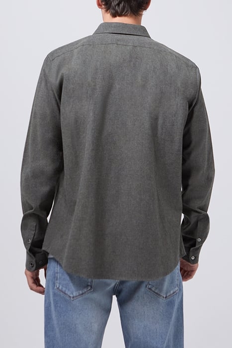 KHAKI FLANNEL REGULAR SHIRT KHAKI 2