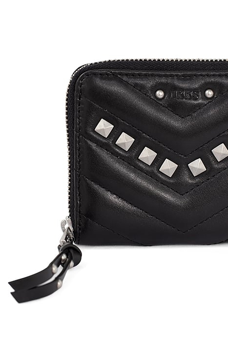 1440 COMPAGNON MINI CLOUS WALLET BLACK 5