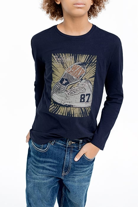 BOYS’ NAVY TRAINERS’ IMAGE T-SHIRT NAVY 1