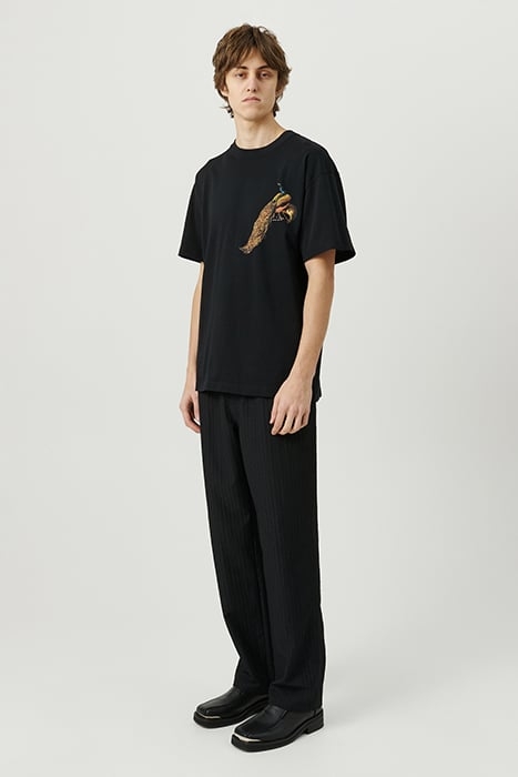 KAI PEACOCK T-SHIRT BLACK 1