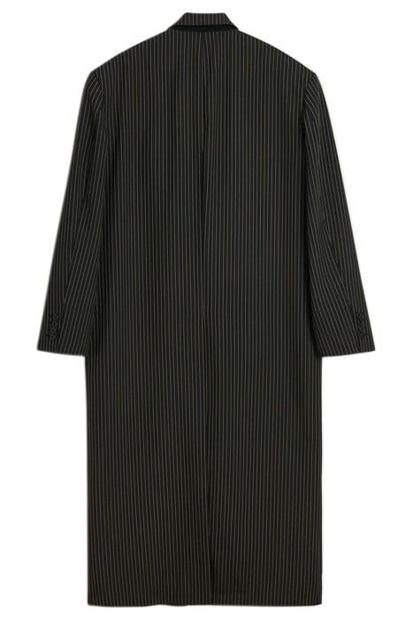 TROY COAT BLACK PINSTRIPE 2