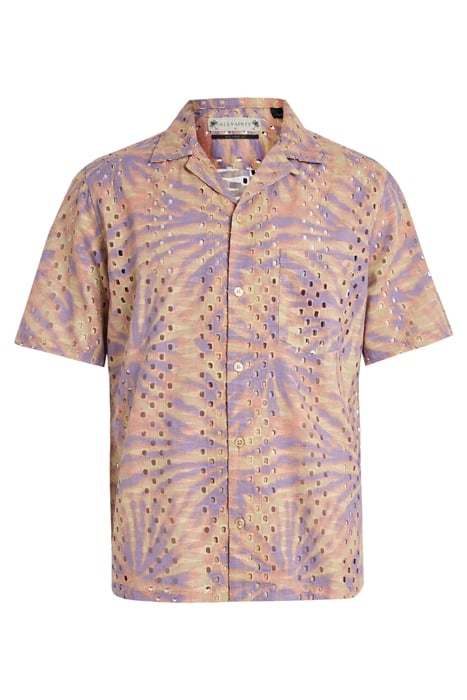 YUCCA SS SHIRT PASTEL/SEPIA BRWN 4