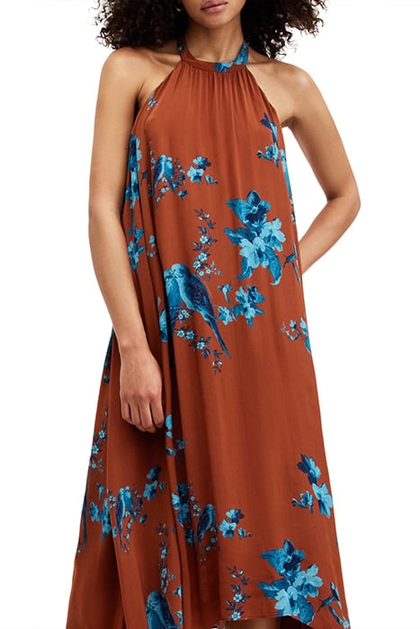MYSTI IONA DRESS RUST RED 4