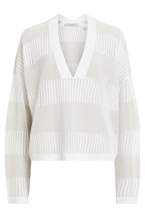 MISHA V NECK WHITE 3