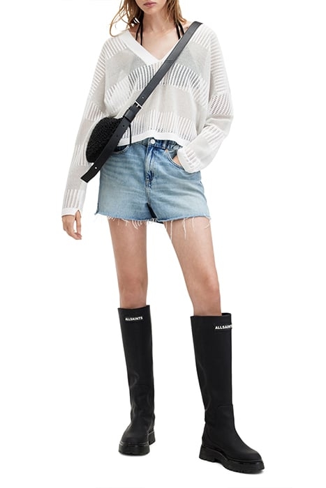 MISHA V NECK WHITE 4