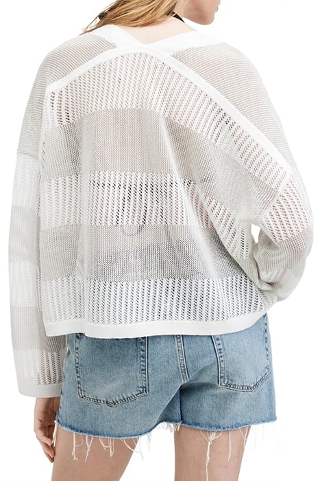 MISHA V NECK WHITE 2