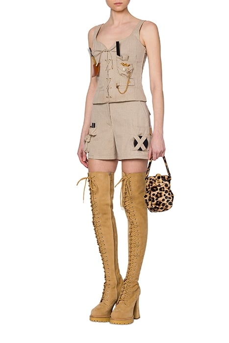 PONY SKIN HANDBAG BEIGE 2