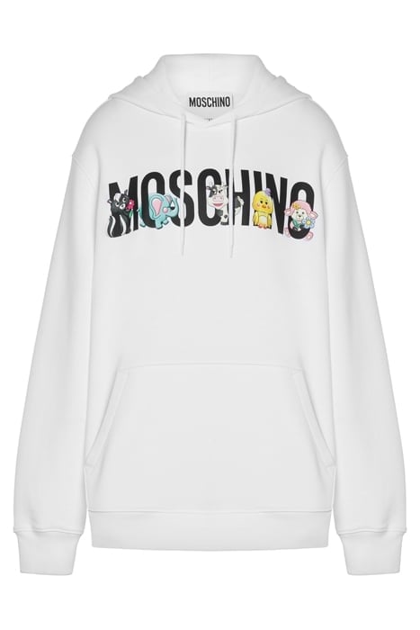 CALICO ANIMALS LOGO HOODIE WHITE 3