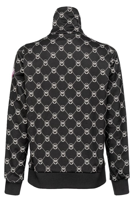 ZEME GIUBBINO PUNTO STOFFA JACQUARD LOGO CON PATCH RICAMATO 2