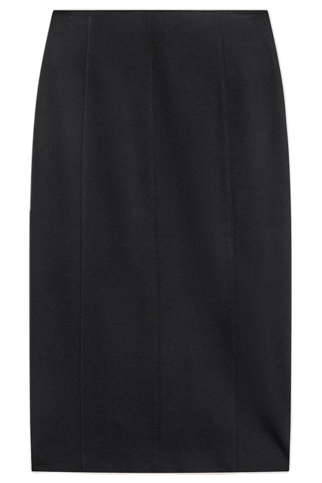 MILANO STITCH MIDI SKIRT BLACK 5