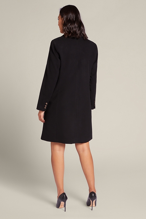 BEAVER FABRIC COAT BLACK 2