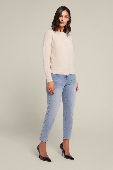 SWEATER WITH EMBROIDERY NATURAL 3