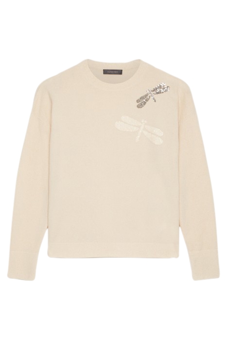 SWEATER WITH EMBROIDERY NATURAL 4