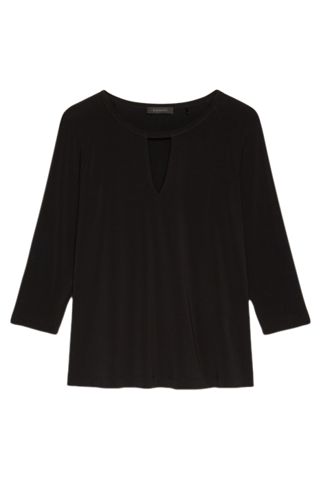 T-SHIRT WITH CUT OUT DETAIL BLACK 4