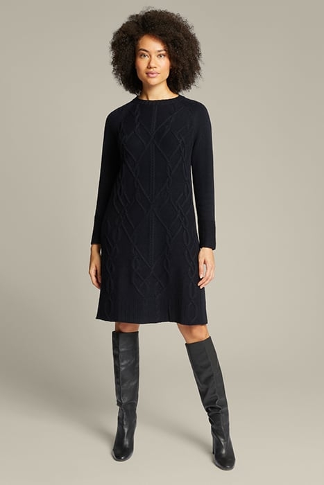 KNIT DRESS BLUE 1