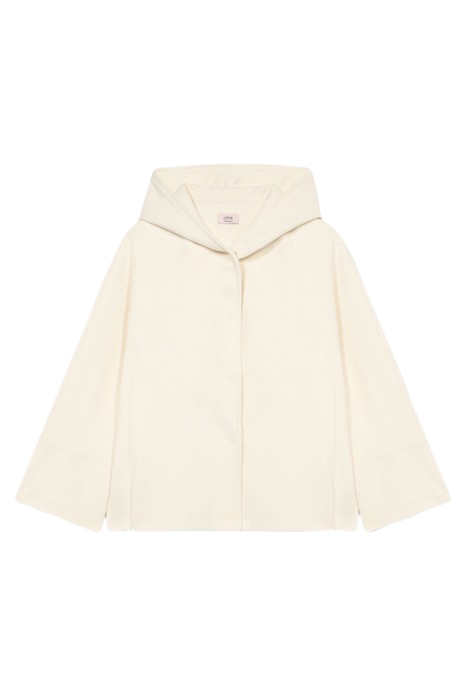 HOODED CAPE WHITE 3