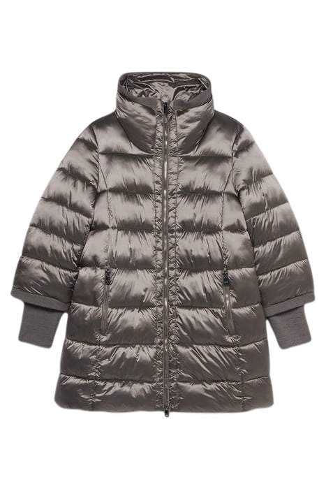 Eco-friendly midi down jacket 3