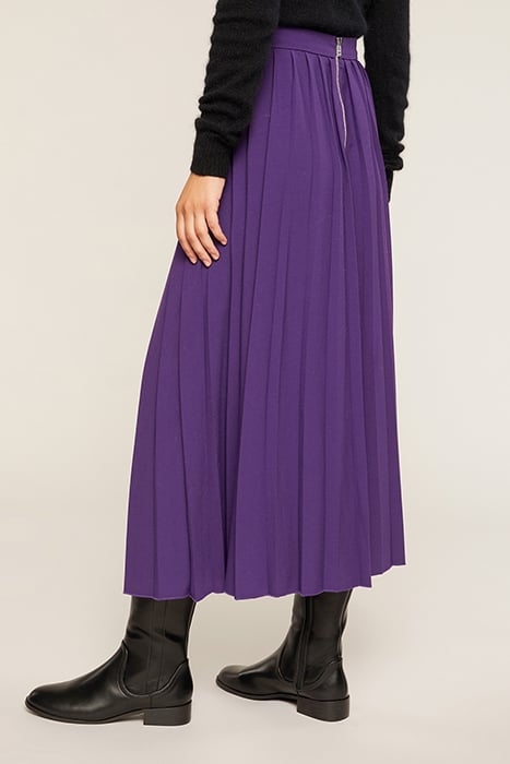 PLEATED MIDI SKIRT VIOLET 2
