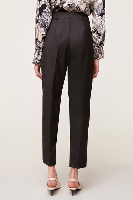 FLOWING TROUSERS WITH DARTS BLACK 2