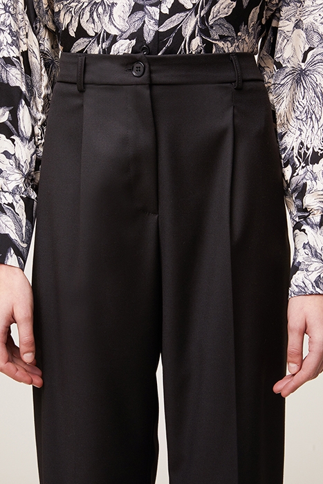 FLOWING TROUSERS WITH DARTS BLACK 4