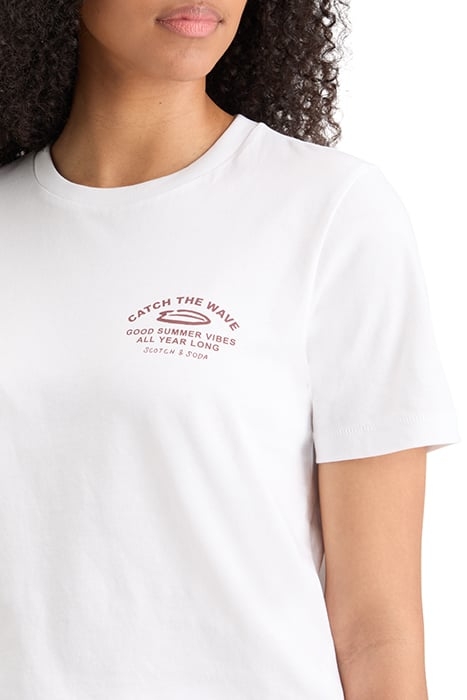 REGULAR FIT LEFT CHEST ARTWORK T-SHIRT WHITE 6