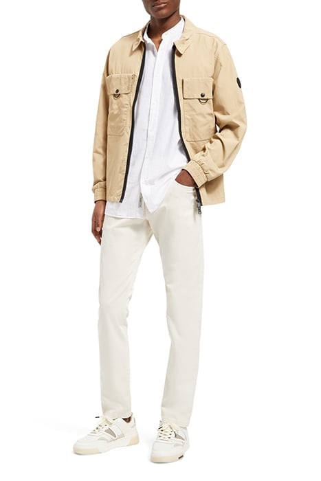 ZIPPED UTILITY JACKET SEASTONE 3