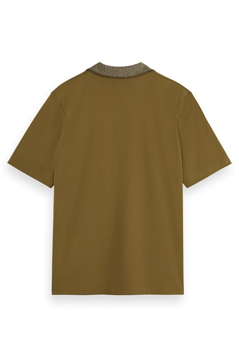 MELANGE COLLAR POLO ALGAE 2