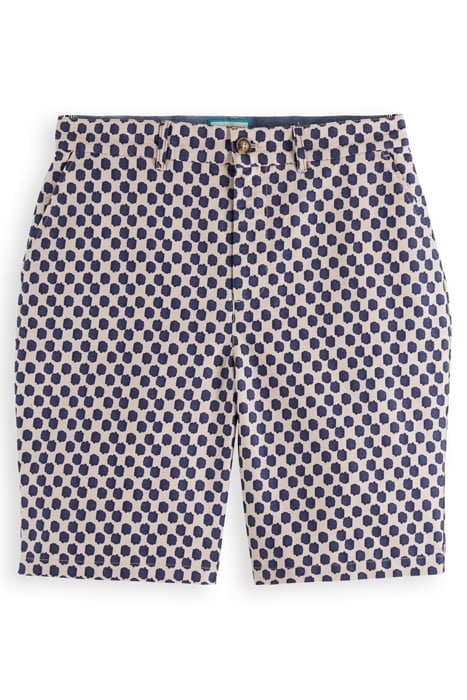 DRIFT- PRINTED LIGHTWEIGHT COT POLKA NAVY BLUE 4