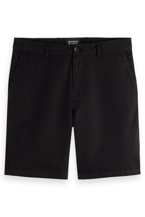 STUART - COTTON-BLEND TWILL SH BLACK 1