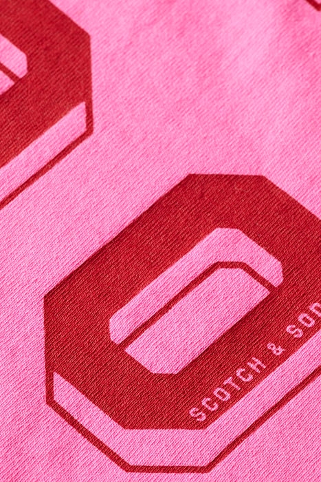 MONOGRAM REGULAR FIT T-SHIRT FLUO PINK 3