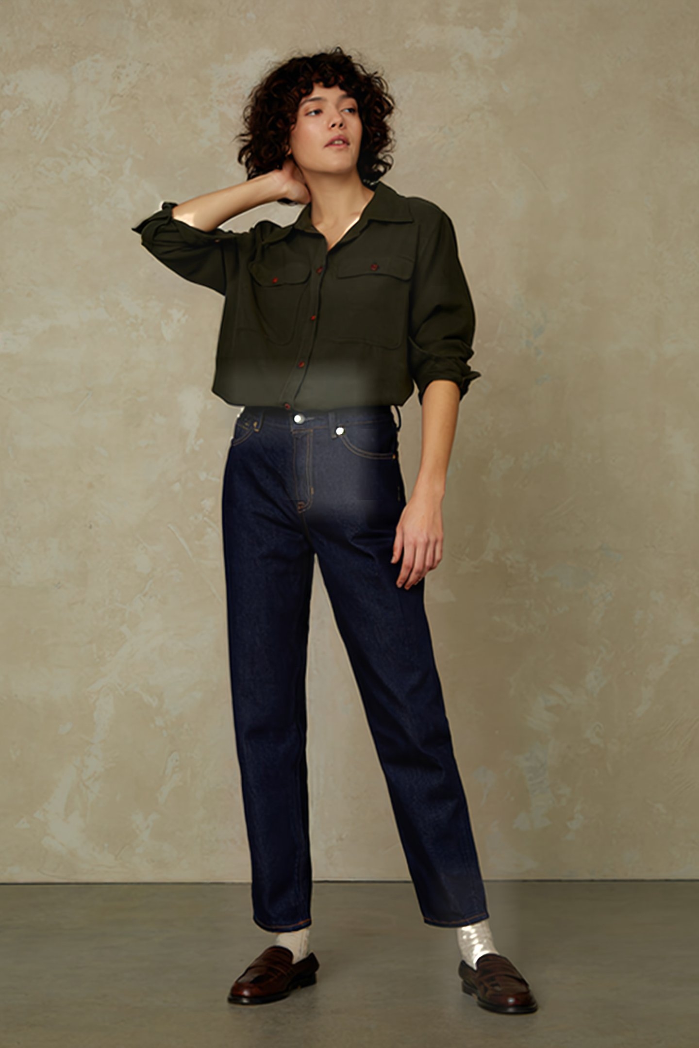 CAROLINE CROPPED CLEAN BLUE RINSE 2