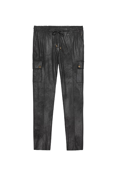 TROUSER WOVEN LONG 24001828 ALMOST BLACK 3