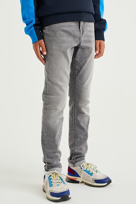 5-POCKET MID WAIST GREY 1