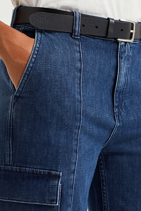 5-POCKET HIGH WAIST DARK BLUE 5