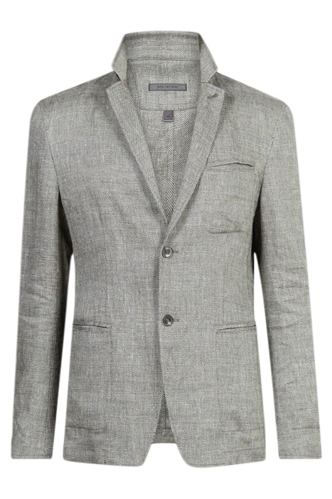 SLIM FIT NOTCH LAPEL JACKET WITH UNLINED SEAL GREY 1