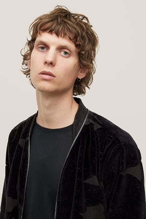 HOWELL REGULAR FIT LINER JACKET WITH BUR BLACK 2