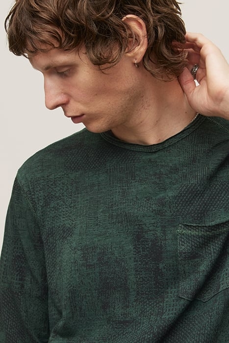 ATKINS LS CHIPPED WALL PRINTED BURNOUT C DRIED SAGE 2