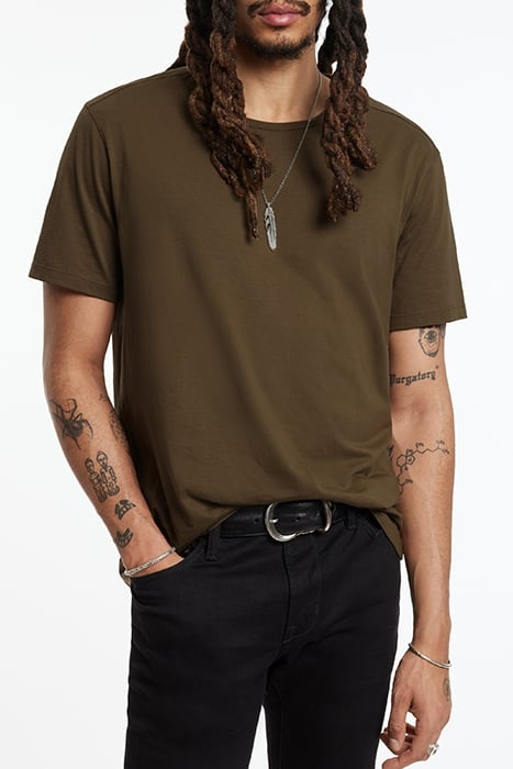 SABINE REGULAR FIT SS CREW WITH DART DET RYE 1