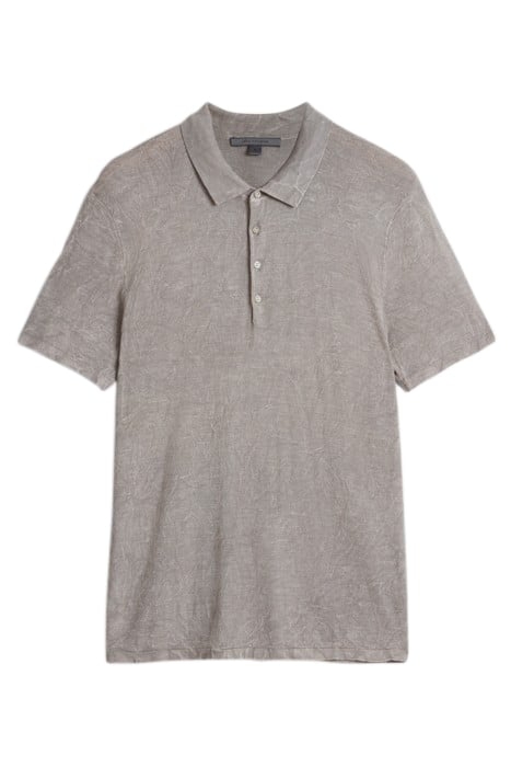 CHATHAM REGULAR FIT SS P OLO WITHPIGMENT GRIFFIN GREY 2