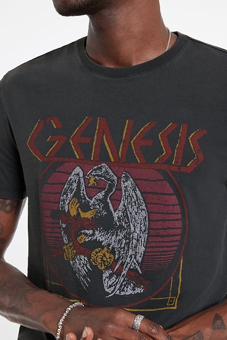 SS RAW EDGE TEE VINTAGE WASH -GENESIS EA BLACK 3
