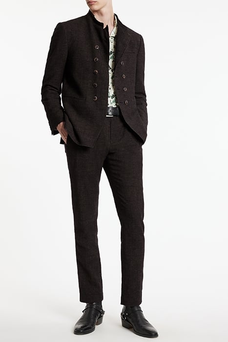 SLIM FIT PANTS WITH WELT HIP POCKET AND SOIL 3