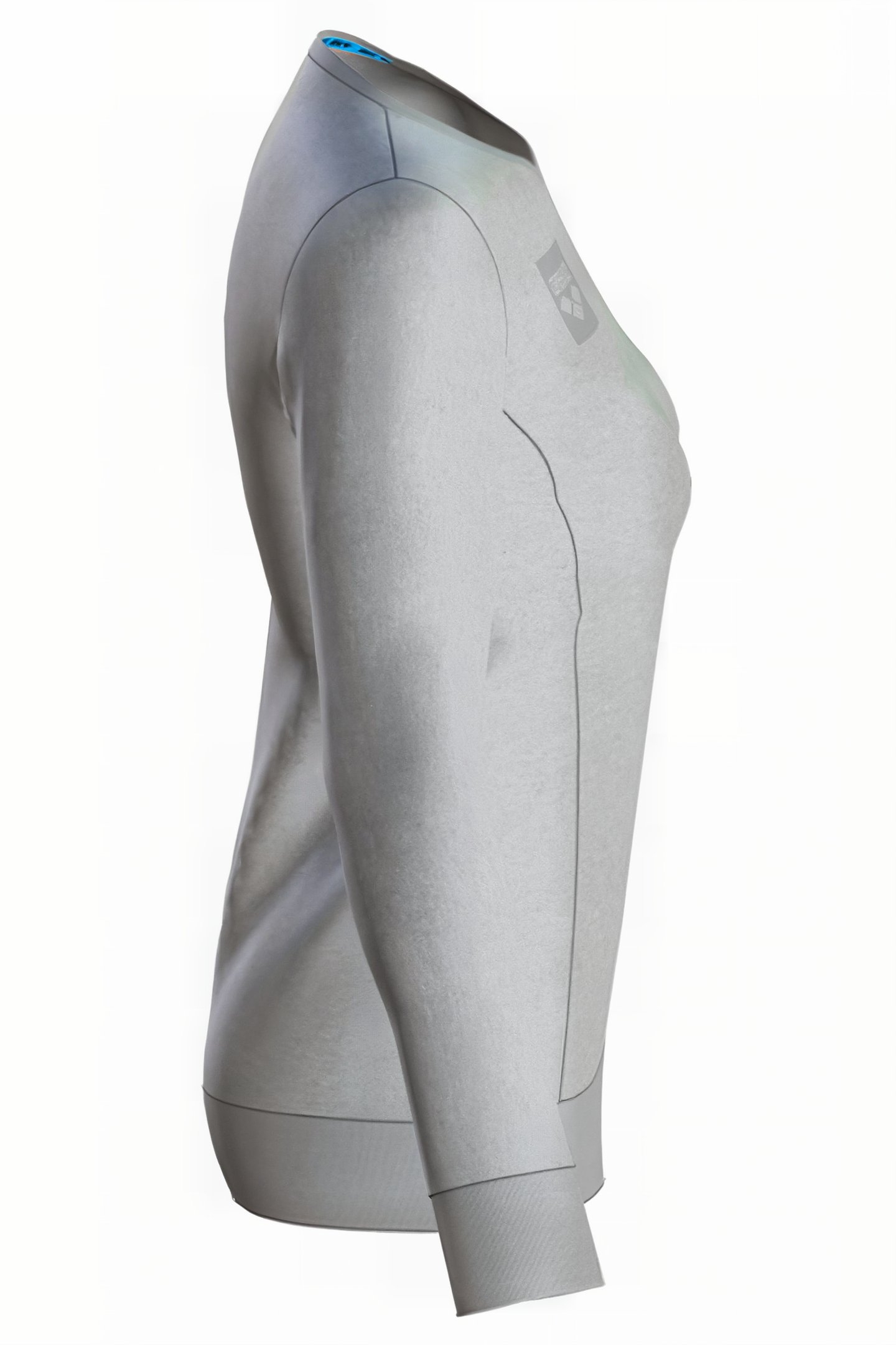 W ESSENTIAL CREW SWEAT MEDIUM GREY MELANGE 4