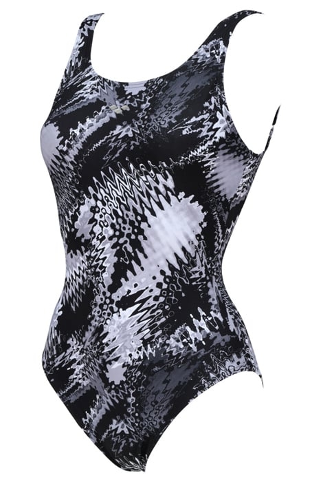 W ZORA U BACK ONE PIECE C-CUP BLACK MULTI 3