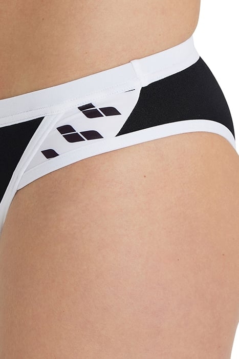 WOMEN'S ARENA ICONS BIKINI CROSS BACK SO BLACK-WHITE 8