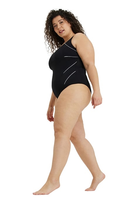 W JEWEL ONE PIECE PLUS BLACK-WHITE 7