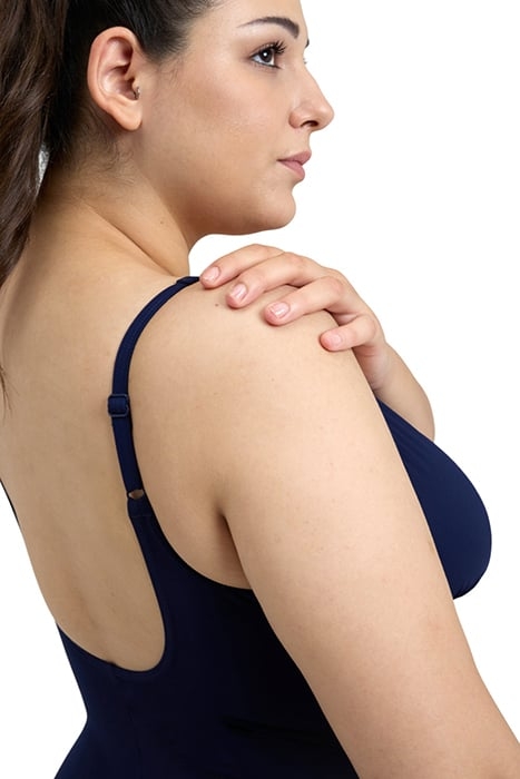 WOMEN'S BODYLIFT SWIMSUIT MAURA U BACK P NAVY 8