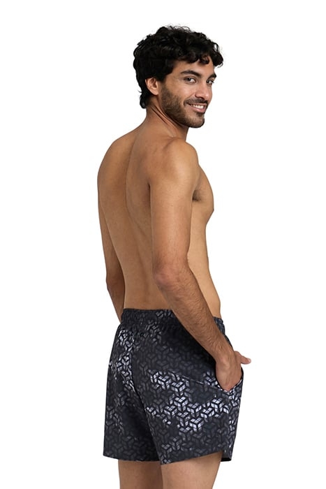 MEN'S ARENA EVO BEACH SHORT AO BLACK MULTI 2