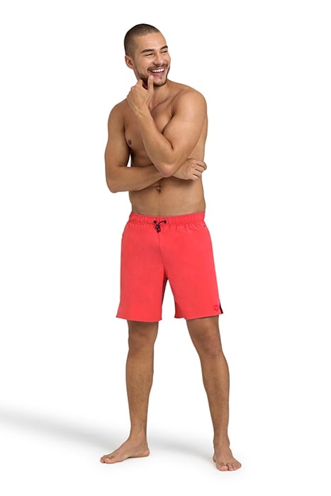 MEN'S ARENA EVO BEACH BOXER SOLID FLUO RED 3