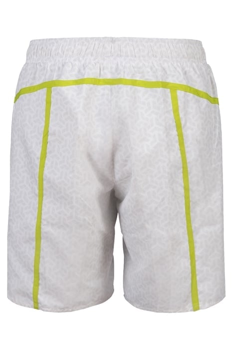 MEN'S ARENA PRO_FILE BEACH BERMUDA PRINT WHITE-SOFT GREEN 5