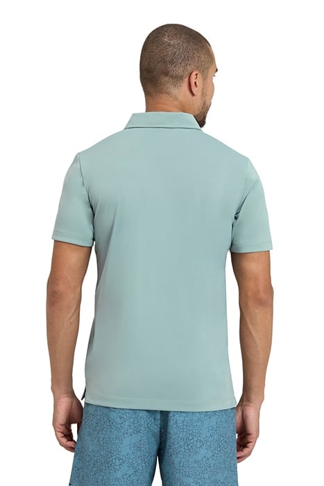 MEN'S POLOSHIRT SOLID JADE-DARK OLIVE 2